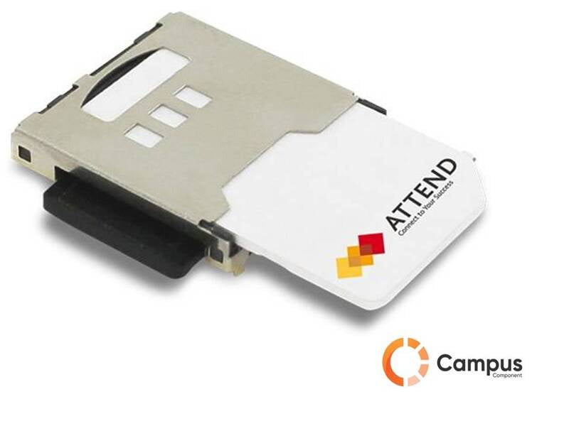 Micro SD push -push type with SIM Socket -SI-414-D